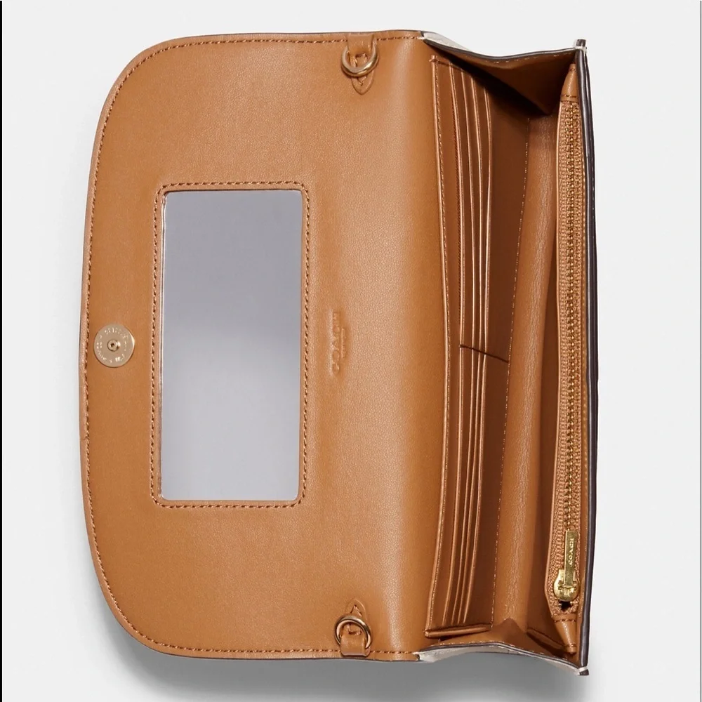 COACH Gemma Clutch Crossbody In Signature Canvas With Daisy Print